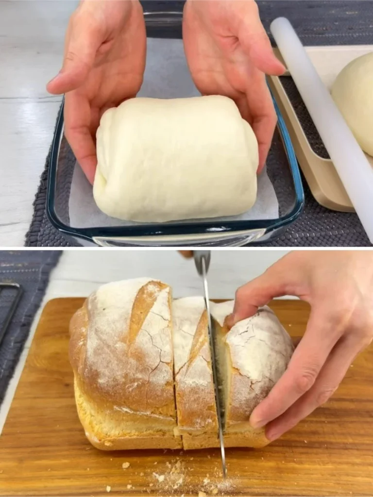 Versgebakken pain in 1 uur met een krokante korst en luchtige binnenkant.