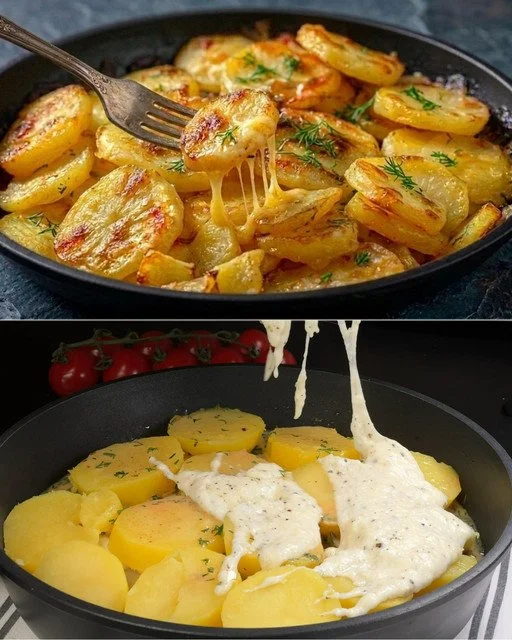 Snelle en knapperige gebakken aardappelen als heerlijk bijgerecht
